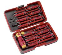 14 pc Set-SL, PH, PZ, TX Tip Insulated Blades w/ 2 HNDLs