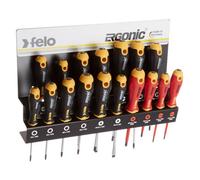 Felo Ergonic 17-Piece Xxl Rack Screwdriver Set - Ergonomic 3-Component Handles, Made In Germany