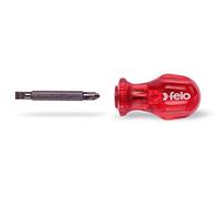 Felo Reversible Screwdriver, Stubby with bit 6.0 - PH 2 x 60 mm