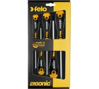 Felo Screwdriver Ergonic Slotted/Phillips/Pozi 7 Piece Set
