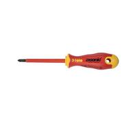 Felo Screwdriver VDE, E-Slim ERGONIC 41729390 PZ2 x 100mm