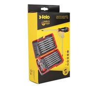 Felo Smart Evo 13-Piece Interchangeable Bit Set With Xl Strongbox