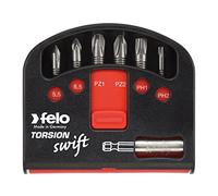 Felo Swift Torsion Bit Box PZ, 7-Piece PZ, Bra
