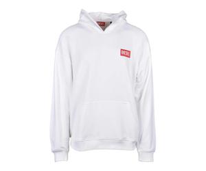 Felpa con cappuccio - male - Diesel - Hoodies - White - S - Sweatshirts & Hoodies S