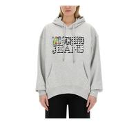 Felpa - female - Moschino - Hoodies - Gray - M - Sweatshirts & Hoodies M