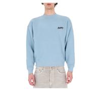 Felpa girocollo in cotone con logo- male- Autry- Sweatshirts- Blue- S- Sweatshirts & Hoodies S