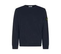 Crewneck Cotton Sweatshirt - male - Stone Island - Sweatshirts - Blue - L - Sweatshirts & Hoodies L