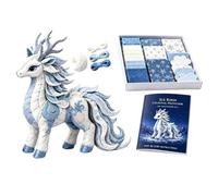 Felt Animal Sewing Kit for Beginners 3D Stuffed Animals Mythical Creature Mythological Creature Elements Develop Practical Skills Enhance A Sense of Accomplishment for Home Decor & Creative Gift