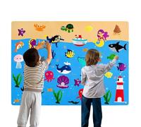 Felt Board - Felt Storyboard Set | Children's 3D Felts Game Pack Storyboard, Early Education Busy Boards, Busy Sensory Board Story Activities Play Kits, Early Learning, Interactive Toy For Boys Girls