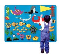 Felt Board for Toddlers 103x75cm Preschool Felt Board Story Set Early Learning Play Kit Educational Hanging Teaching Toys for Storytelling Indoor Toddler Activities and Classroom Gift fit Kids