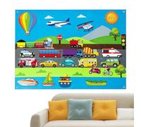 Felt Board for Toddlers - DIY Flannel Felt Story Board for Kids | Educational Wall Activity for Toddlers, Flannel Storytelling Board with Pets for Kids, Girls