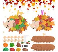 Felt Board Pieces Set, Hedgehog Crafts For Kids Make You Hedgehog Felts Autumn Craft Party For Boys and Girls