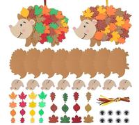 Felt Board Pieces Set, Hedgehog Crafts For Kids Make You Hedgehog Felts Craft Party Girls For Boys Autumn and