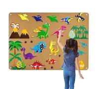 Felt Board Set - Felt Board for Kids, Interactive Educational Story Telling Game Activity | Sensory Wall Panel l'appr