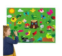 Felt Board Story Sets Kids Wall Activity Childrens Teaching Farm Animals