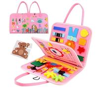 Felt Board Toys - Kids Learning Activity, Sensory Development Set, Educational Road Trip Game | Hands On Preschool Supplies Fine Motor Skills Practice, Fun Interactive Life Skills Toy for Kindergarten