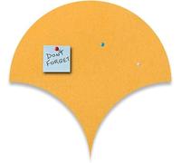 Felt Board Wall Bulletin Board, Flannel Board for Toddlers Preschool Activities Play Kits Wall-Hanging Birthday Gifts, for School Office Home(Orange Yellow)