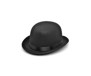 Felt Bowler's Hat in Black-S