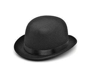 Felt Bowler's Hat in Black-S