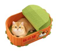 Felt Cat Bed, Indoor Nest Sleeping House, 20.28x12.4x6.5 inches Kitten Rest Bed with Soft Material, Pet Bunk, Nest with Comfortable Design, Cat Bunk for Living Room Home