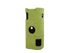 Felt Cat Nest with Foldable Storage, Green and Orange 3-Story Cat Climbing Frame and Villa for Indoor Cats(3 layer green)