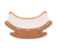Felt Cat Scratcher Lounge Chair,3-in-1 Cat Scratch Bed Rocking Pet Bed for Claw Grinding for Small to Medium Cats(22.83x15.75x9.84 in,Coffee)