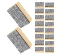 Felt Chalkboard Eraser 36pcs with Wood Handle Mini | Dustless Cleaning, Lightweight Storage, Quick Access, for Chalkboards and Whiteboards, Teachers