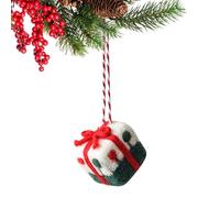 Felt Christmas Ornaments - 3D Handmade Portable Pendant - Soft Christmas Hanging for Friends Adults Party Gatherings on Window Wall Indoor Outdoor