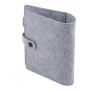 Felt Cloth 4 Rings Binder for Refillable Journal Planner 18.5x23cm Refillable Notebook Cover (Inner Paper Not Included) Felt Rings Binder Notebook