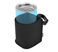 Felt Cloth Cup Holder with Adjustable Straps for Patio Garden Chaise Lounge Chairs, Universal Cup and Bottle Holder for Beach Chair, Golf Cart, Wheelchair, Easily Straps to Chairs with Armrests