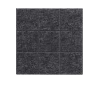 Felt Cork Bulletin Board 4pcs Message Cork Board Letter Note Background Photos Show Wall Felt Photo Display(Dark Gray)