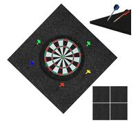 Felt Dartboard Wall Protector Dart Board Backing Felt Wall Self-Adhesive Spliced Wall Surround Boards Cork Dart Board Wall Protector Multipurpose Pin Board for Darts Home DIY Decoration and Office