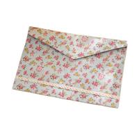 Felt Document Bag 1PC A4 File Folder Elegant Little Flowers Fabric Paper Holder Floral Large Capacity Document Bag Filing Briefcase Organizer(Color3)