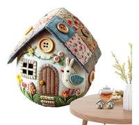 Felt Easter Egg Craft Kit - FI SELIT HEVE House | Easter Craft Decoration with Material Package | Chicken House Craft Kit, Pa Egg Kit