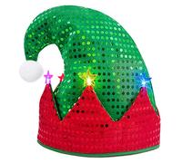 Felt Elf Hat & Jingle Bells Santa Hat - Festive Party Costume Hats, Perfect New Year Idea & Holiday Accessories