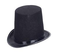 Felt Extra Tall Top Hat 20Cm Hat One Size Regular Fancy Dress Accessory