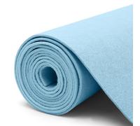 Felt Fabric Felt Roll Light Blue Felt Sold by the Metre 30 cm x 250 cm x 3 mm DIY Felt Fabric Decorative Felt Mat Polyester Felt Roll for DIY Felt Underlay Patchwork Sewing Felt for Crafts Decoration