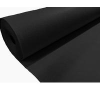 Felt Fabric Plain Colour Polyester 3 Different Sizes: A4 Sheets/Half metre/Metre 90cm Wide (Black, Half Metre (50cm x 90cm))