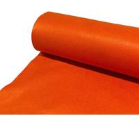 Felt Fabric Plain Colour Polyester 3 Different Sizes: A4 Sheets/Half metre/Metre 90cm Wide (Pumpkin, Half Metre (50cm x 90cm))
