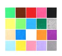 FELT FABRIC SHEETS SOFT ASSORTED COLOR FOR DIY PRODUCTION 20PCS