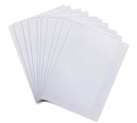 Felt Fabric Sheets White, 10Pcs Craft Felt Fabric Sheets Stiff Fabrics Nonwoven for Crafting Sewing DIY Art Patchwork 20x30 cm