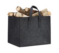 Felt firewood basket Collapsible Wood Holder Weatherproof Lightweight 50 L