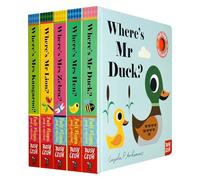 Felt Flaps And A Mirror! Series 5 Books Collection Set By Ingela P Arrhenius (Where’s Mr Lion ?, Where's Mrs Kangaroo?, Where's Mrs Hen?, Where's Mr Duck?, Where's Mrs Zebra?)
