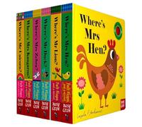 Felt Flaps And A Mirror! Series 5 Books Collection Set By Ingela P Arrhenius (Where’s Mr Lion ?, Where's Mrs Kangaroo?, Where's Mrs Hen?, Where's Mr Duck?, Where's Mrs Zebra?)