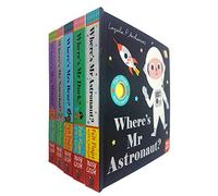 Felt Flaps Series 3 Collection 5 Books Set By Ingela P Arrhenius (Where's Mr Duck?, Where's Mr Astronaut?, Where's Mr Narwhal?, Where's Mrs Bear?, Where's Mrs Witch?)