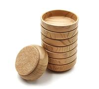 Felt Floor Cups 60mm/ 2.4 Inch Round Furniture Felt Castors Non Slip Floor Protector for Chair Legs Furniture