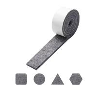 Felt Furniture Pads - 5mm Thick Floor Protector Self-Adhesive Dark Grey Heavy Duty Felt Tape 3cm x 1m (1 Strip) - Cut-to-Fit Strip for Chair, Table & Sofa Legs - Protects Wood, Tile, Laminate Floors
