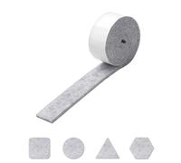 Felt Furniture Pads - 5mm Thick Floor Protector Self-Adhesive Light Grey Heavy Duty Felt Tape 3cm x 1m (1 Strip) - Cut-to-Fit Strip for Chair, Table & Sofa Legs - Protects Wood, Tile, Laminate Floors