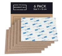 Felt Furniture Pads, Floor Protectors for Furniture Legs, 6 Pack of Cut to Size Felt Chair Leg Floor Protectors, 15 cm X 11 cm Self Adhesive Furniture Felt Pads for Hardwood Floors