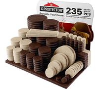 Felt Furniture Pads X-PROTECTOR 235 PCS Premium Furniture Pads - Felt Pads Furniture Feet Best Wood Floor Protectors - Protect Your Hardwood & Laminate Flooring!